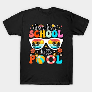 Groovy  School Pool Last Day Of School Summer T-Shirt
